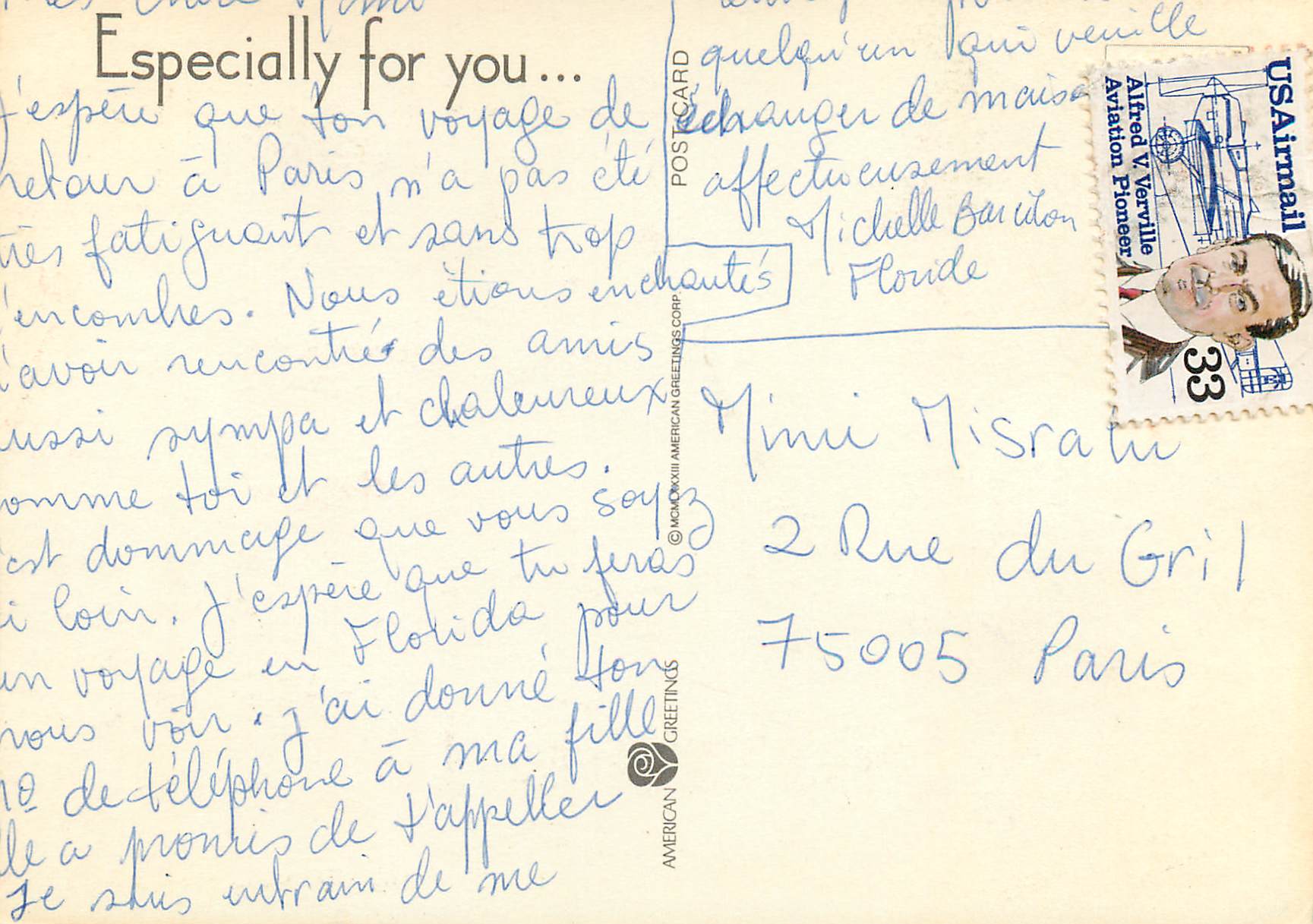 CPM Just a Little Note — Verso