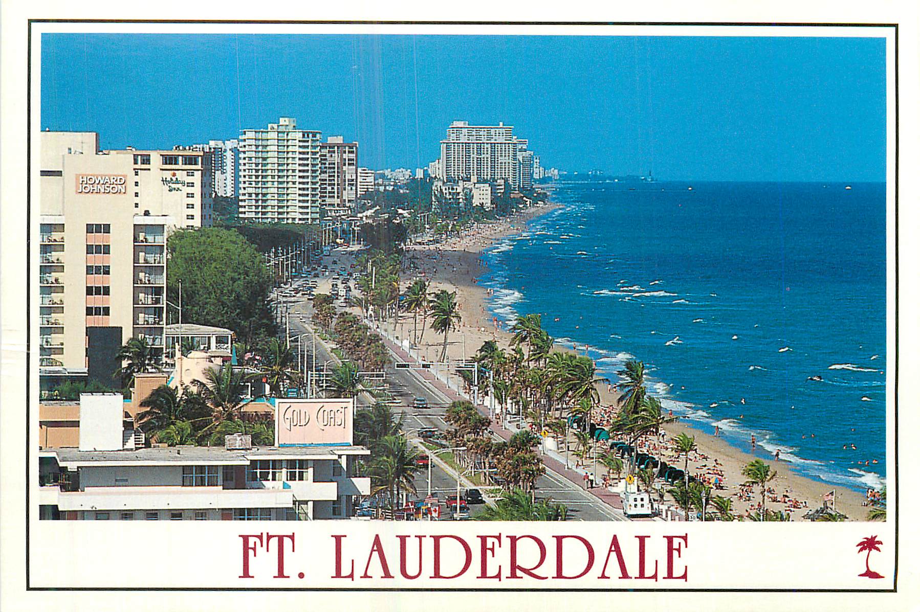 CPM FT Lauderdale Looking North Along A1A in Beautiful Ft Lauderdale