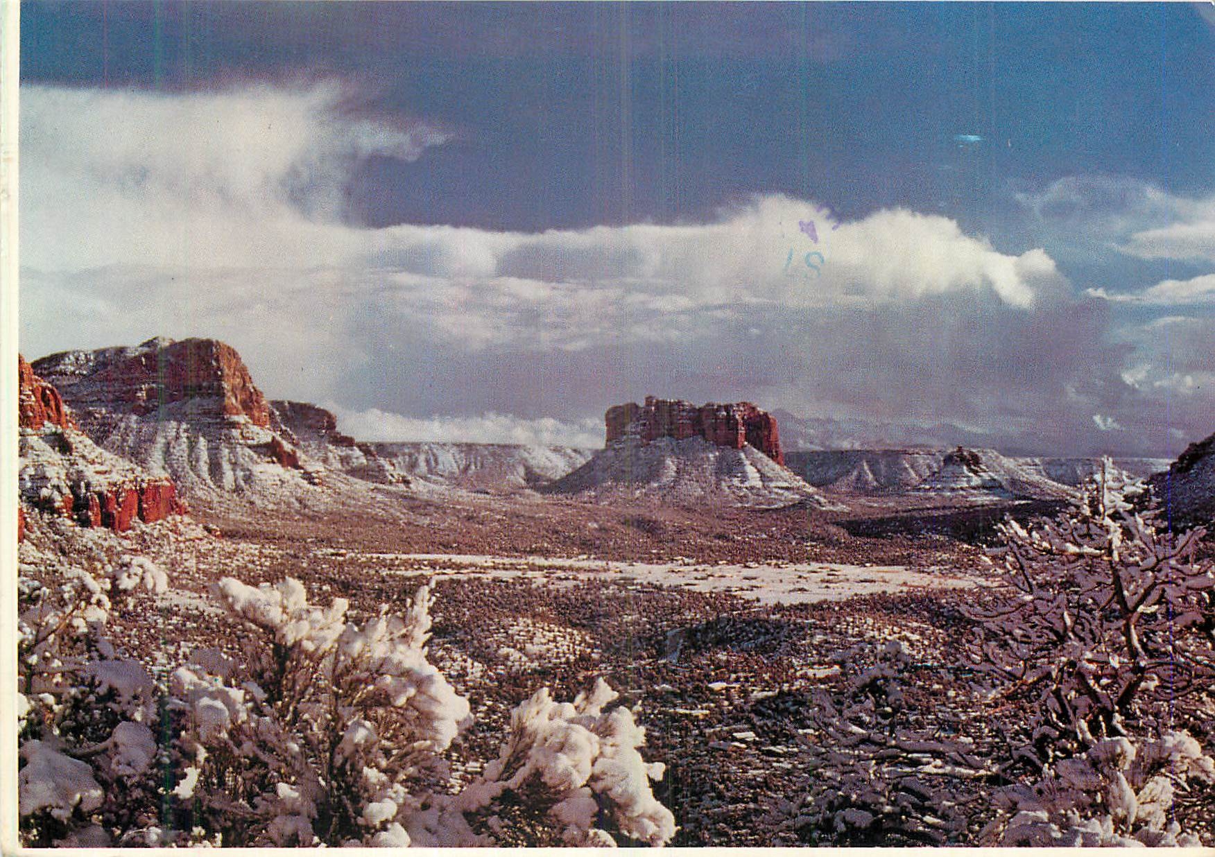 CPM Snow blankets Oak Creek Canyon Arizona