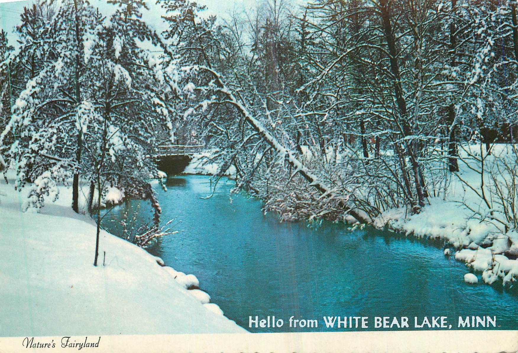 CPM Hello from White bear Lake Minn Nature's Fairyland