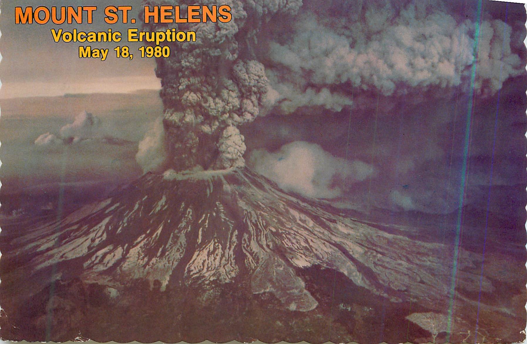 CPM Mount ST Helens Volcanic Eruption May 18 1980
