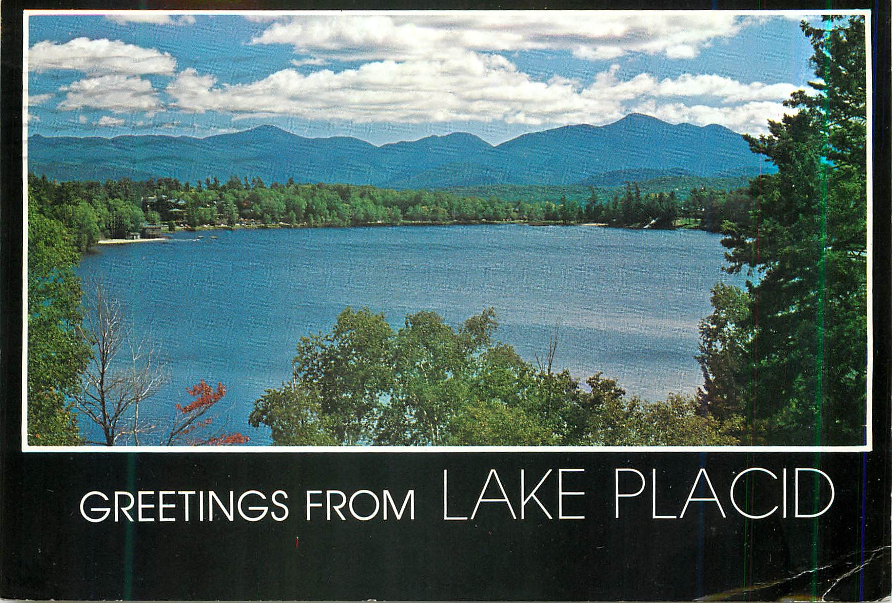 CPM Greetings from Lake Placid New York