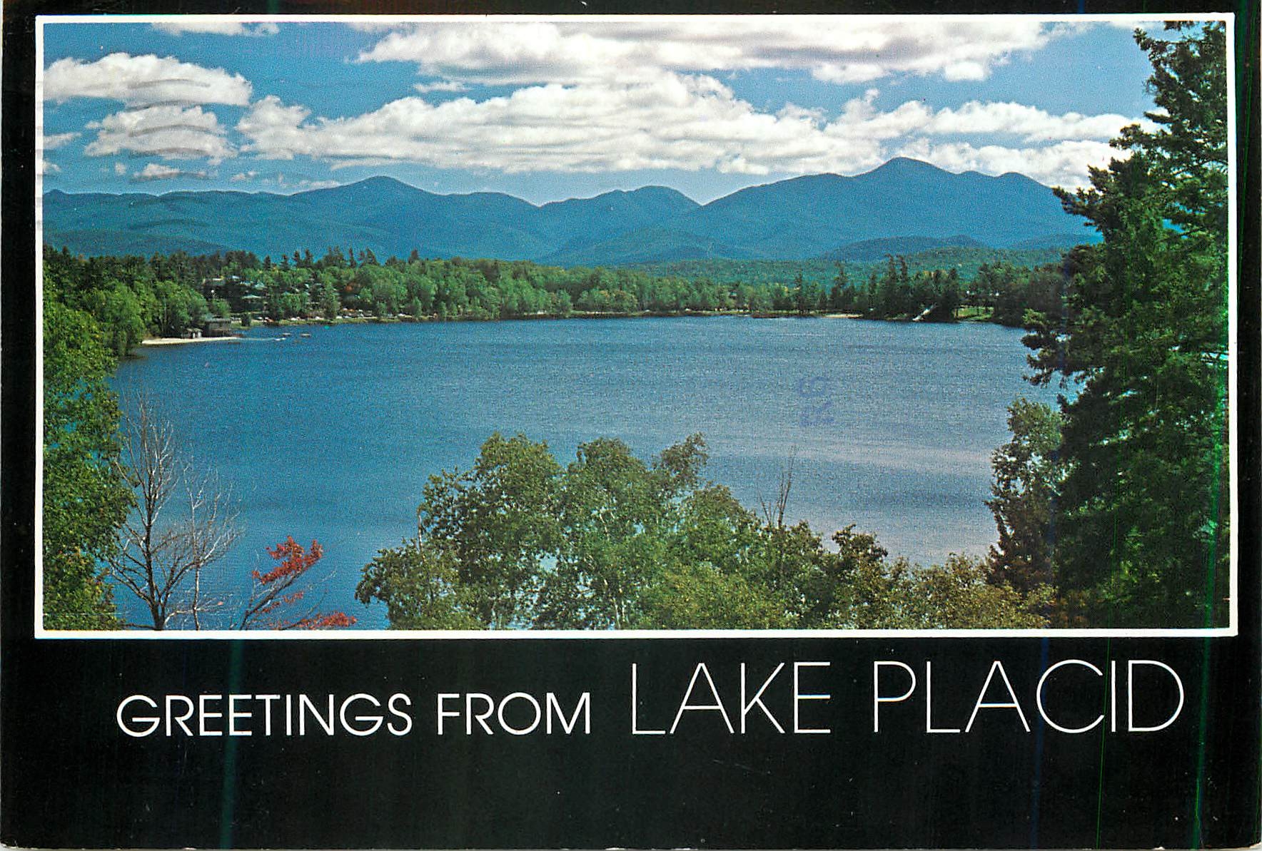 CPM Greetings from Lake Placid New York