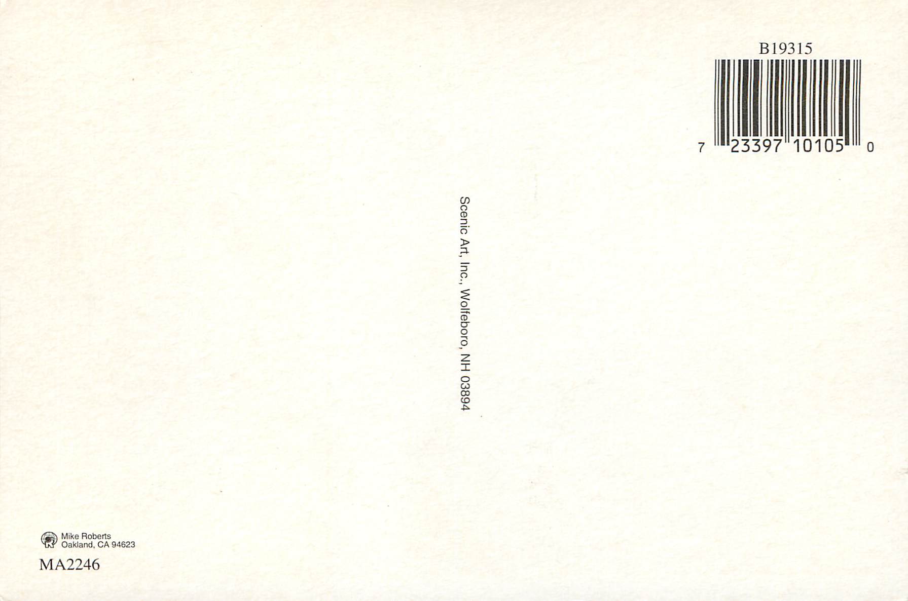 CPM Plymouth Rock and Portico — Verso