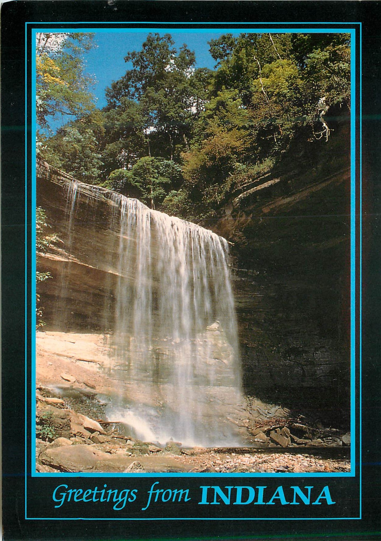CPM Greeting from Indiana The Clifty Falls