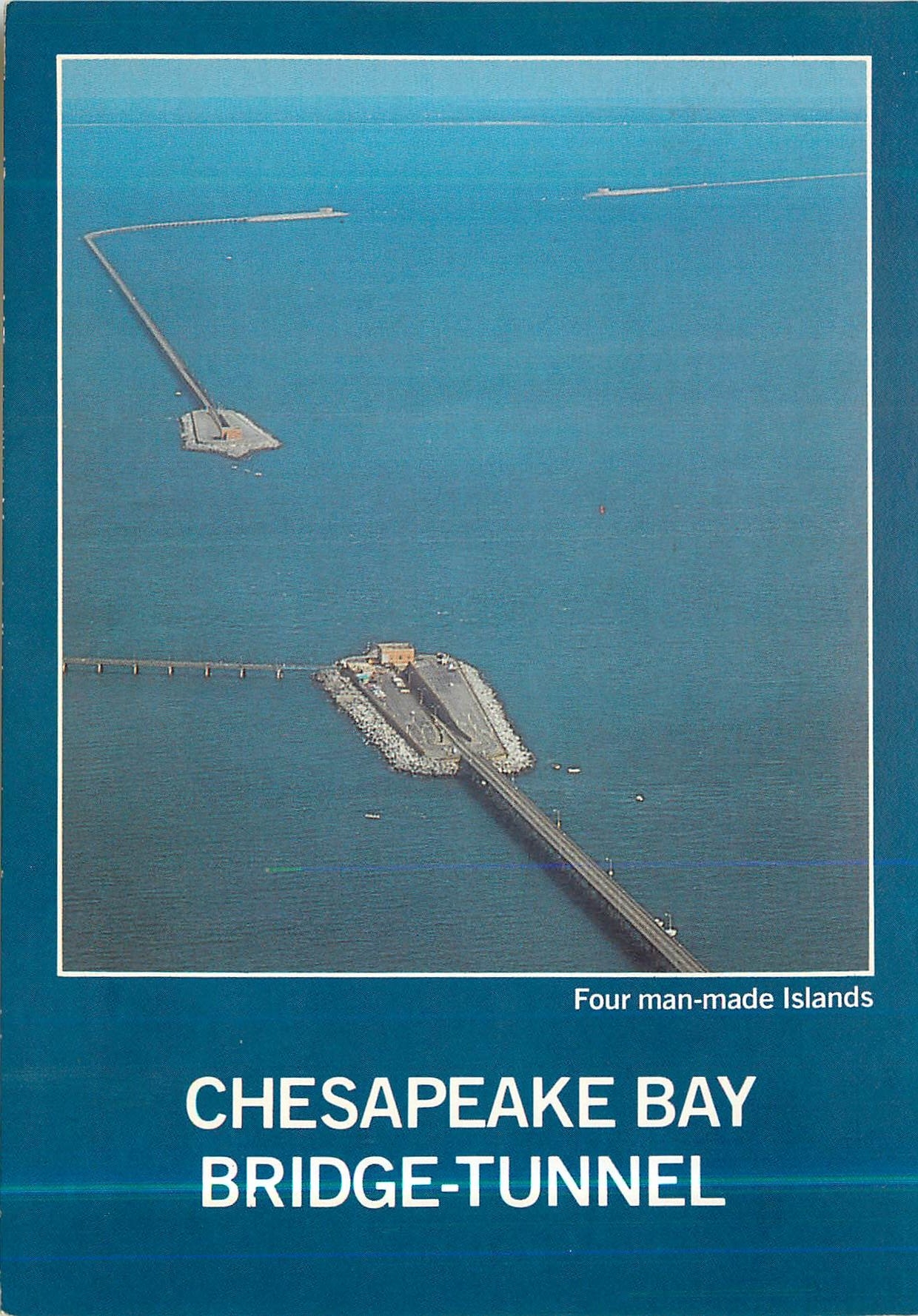 CPM Four Man Made Islands Chesapeake Bay Bridge Tunnel Connecting Virginia Beach and Virginia's Eastern Shore Us Route