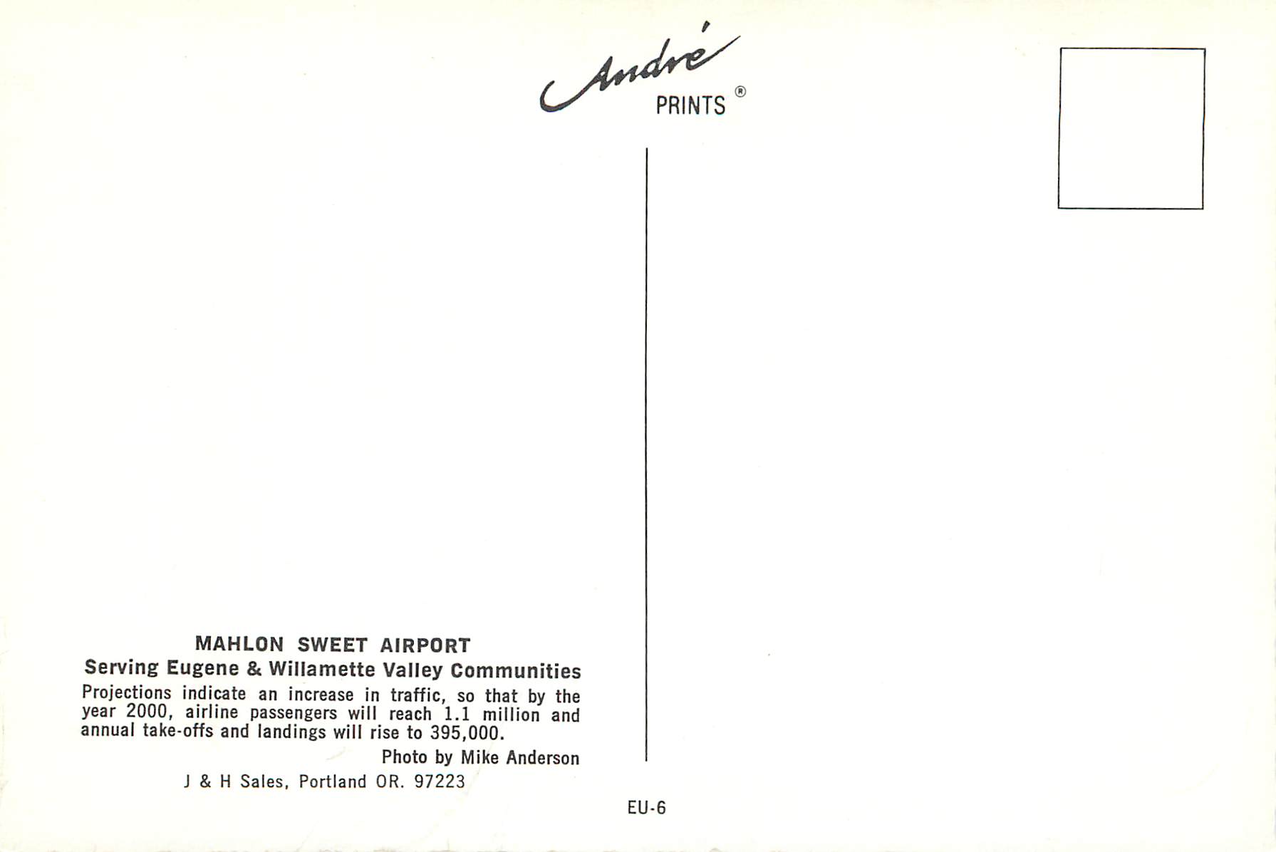 CPM Mahlon Sweet airport — Rückseite