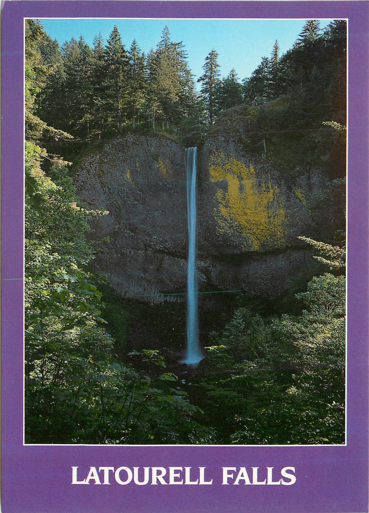 CPM Latourell Falls is One of the Beautiful falls Found the Scenic Colombia River Gorge Oregon