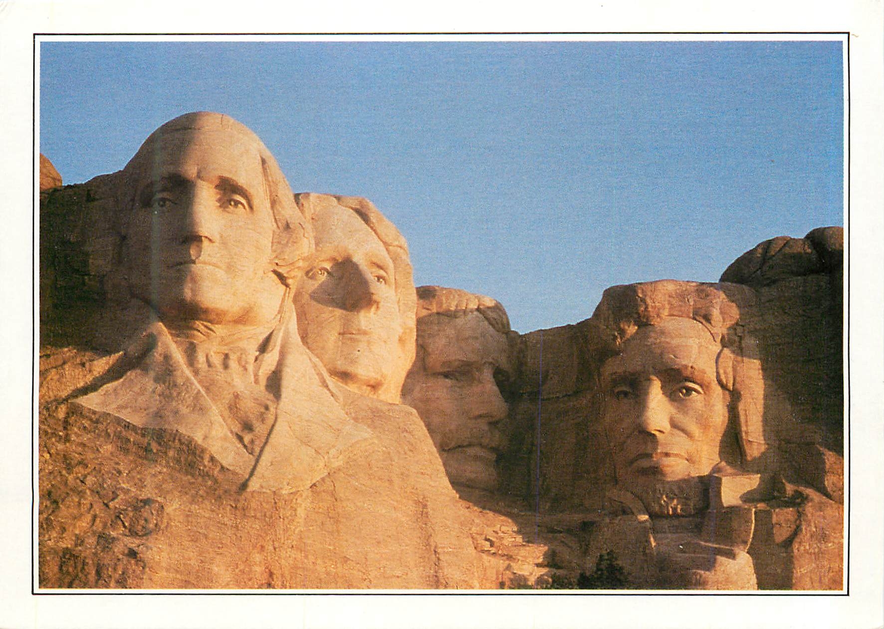 CPM Mount Rushmore Les Tetes de Quatre Presidents