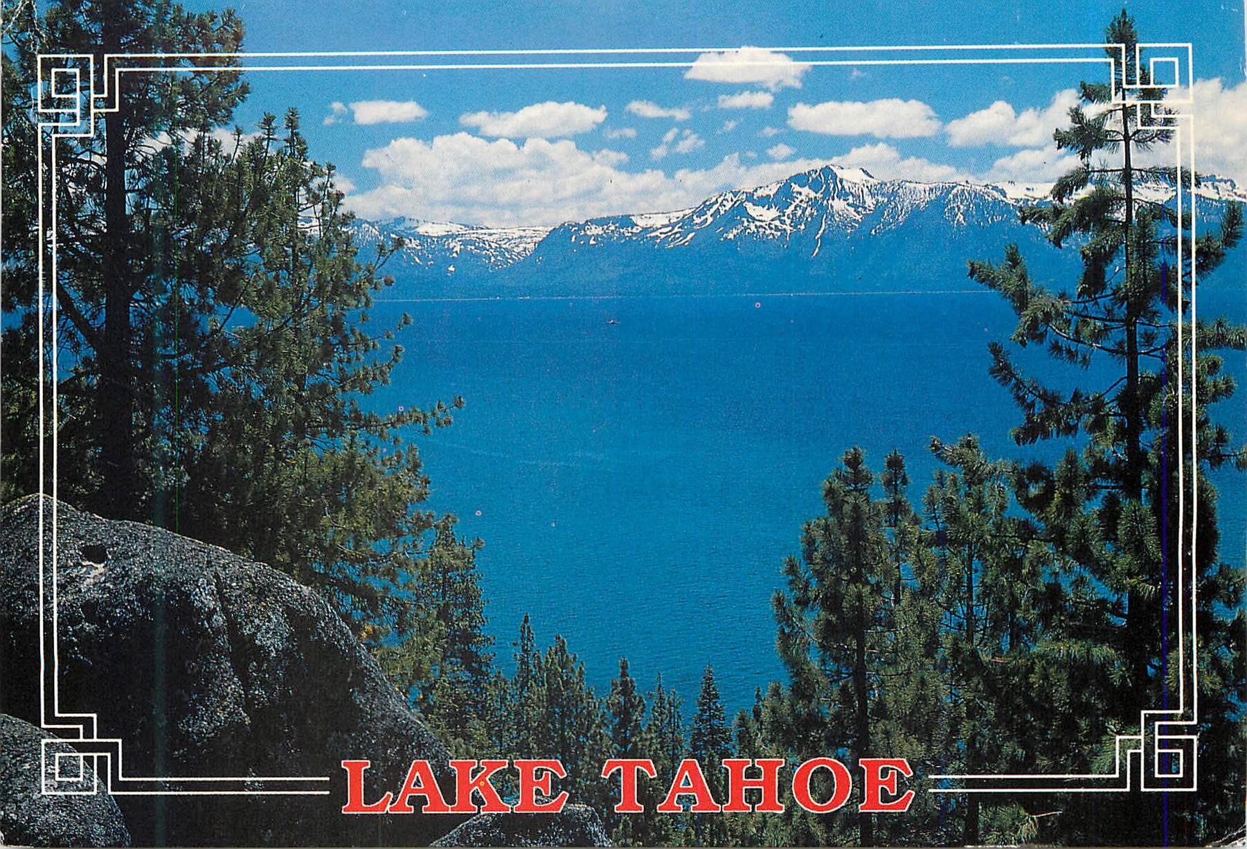 CPM The Majestic Surroundings of Lake Tahoe