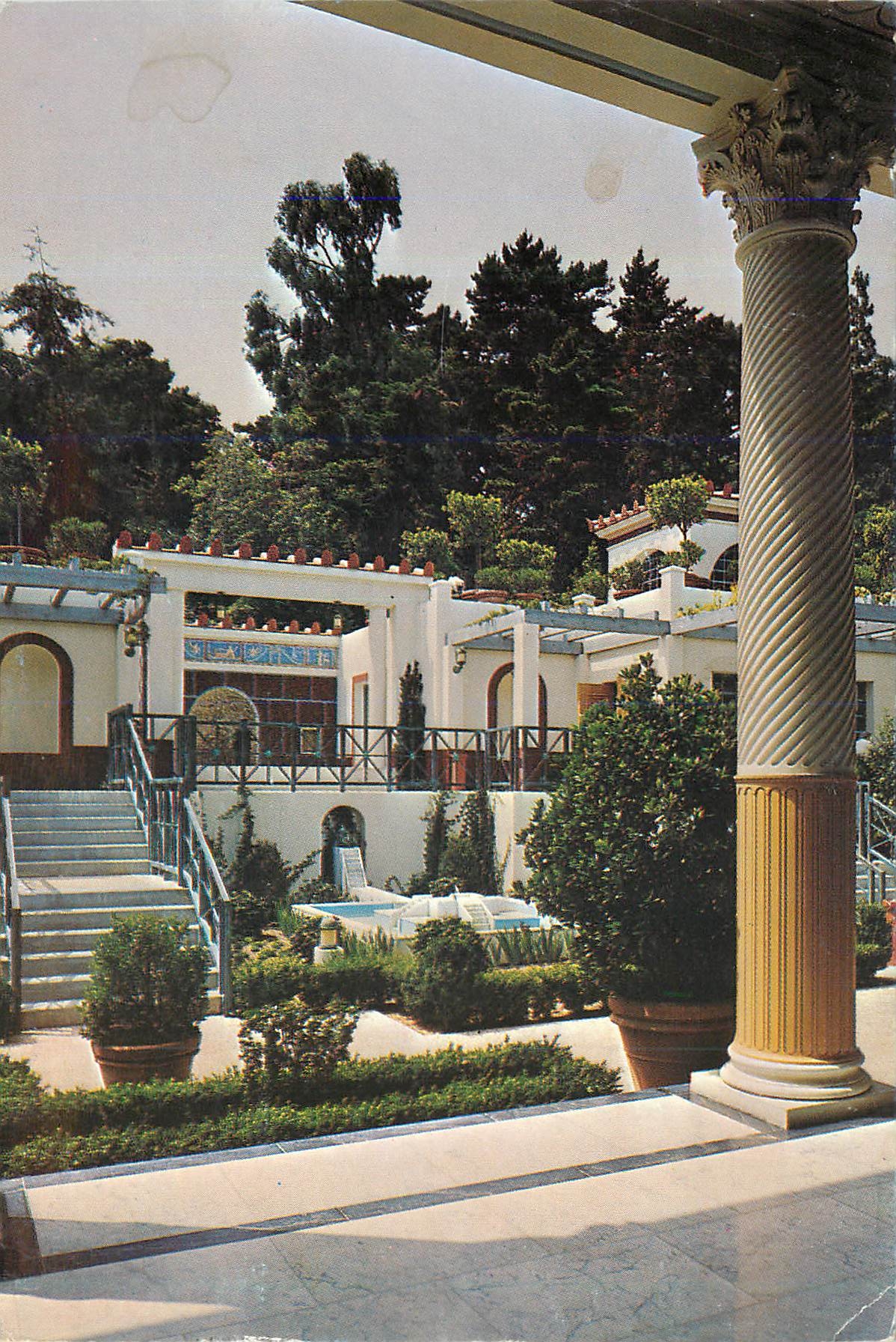 CPM West Garden and Tea Room The J Paul Getty Museum Malibu California