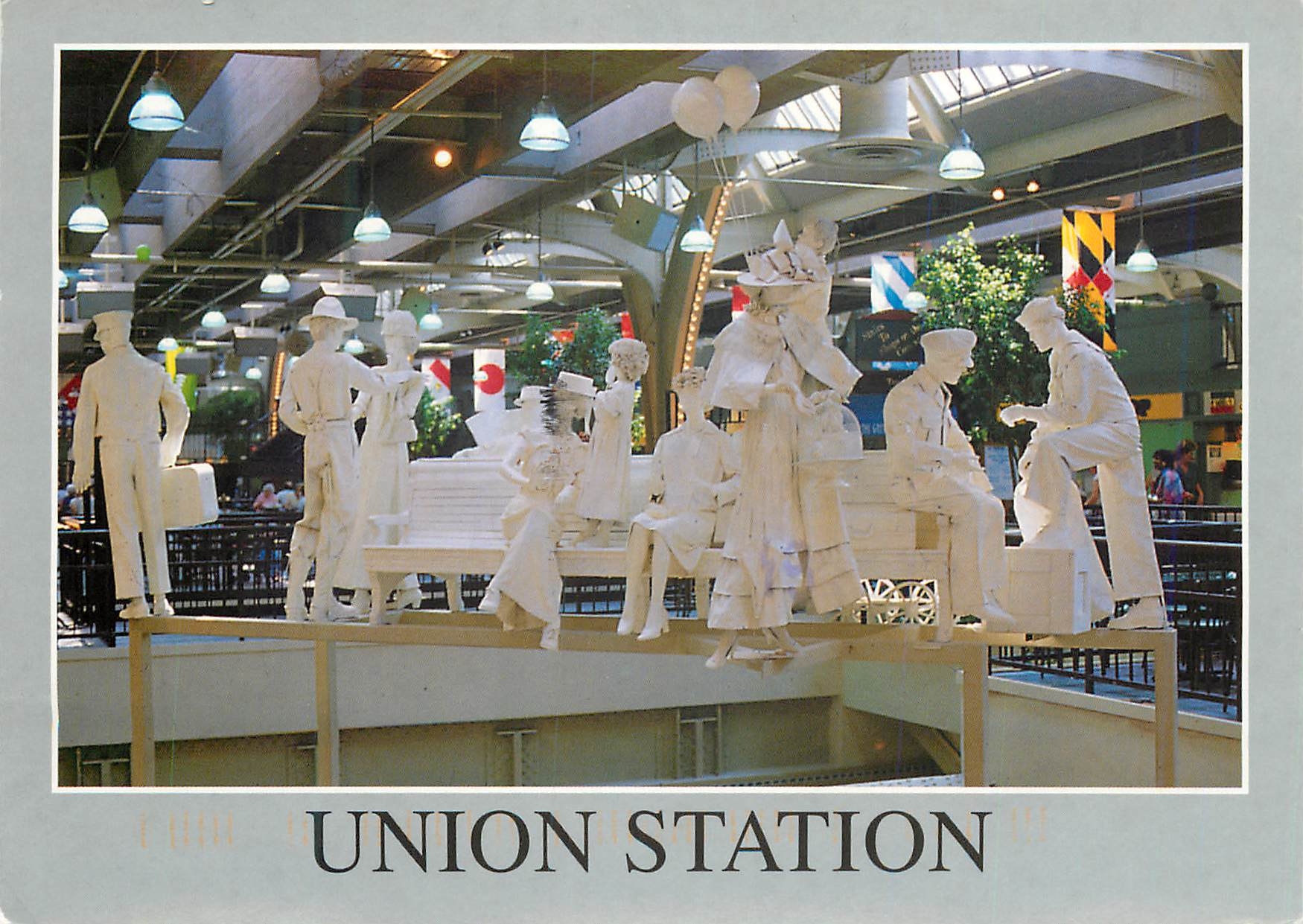 CPM Union Station The Railroad era Lives on in Life Size Figures throughout the Massive Indianapolis
