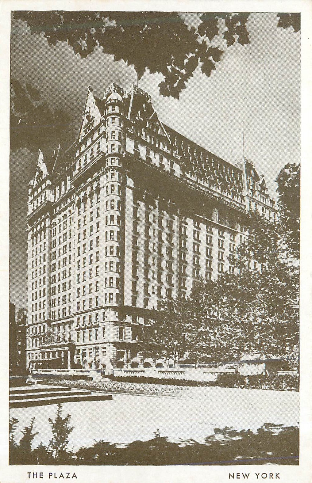 CPA The Plaza Circle at 59th St New York