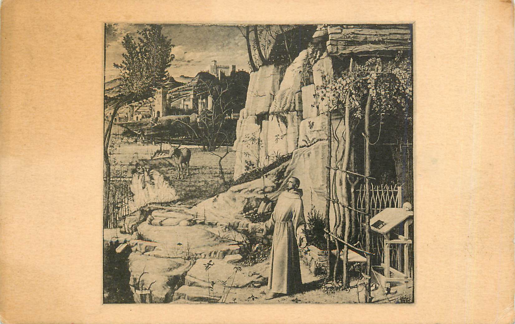 CPA St Francis in Ecstasy by Giovanni Bellini (1430 1516) The Patrick Collection New York