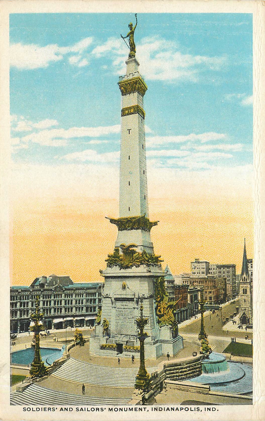 CPA Soldiers and Sailors Monument Indianapolis Ind