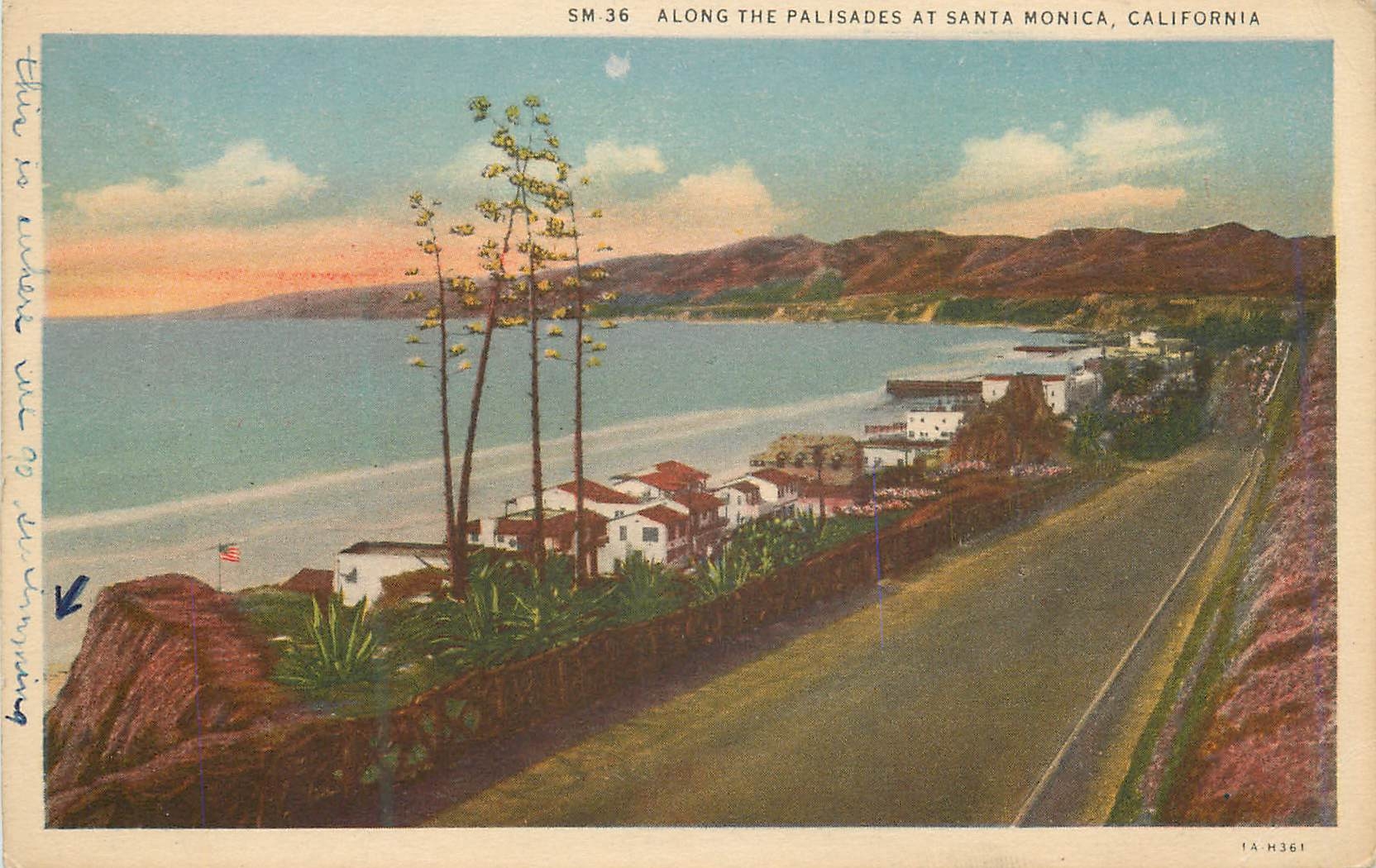 CPA Along the Palisades at Santa MOnica California