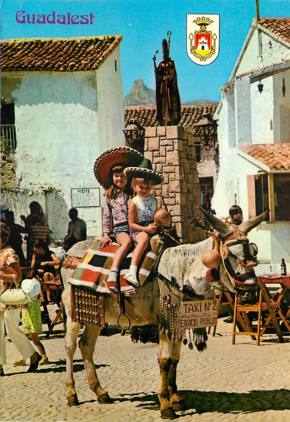 CPM Castel de Guadalest (Alicante) Espana Ane Donkey