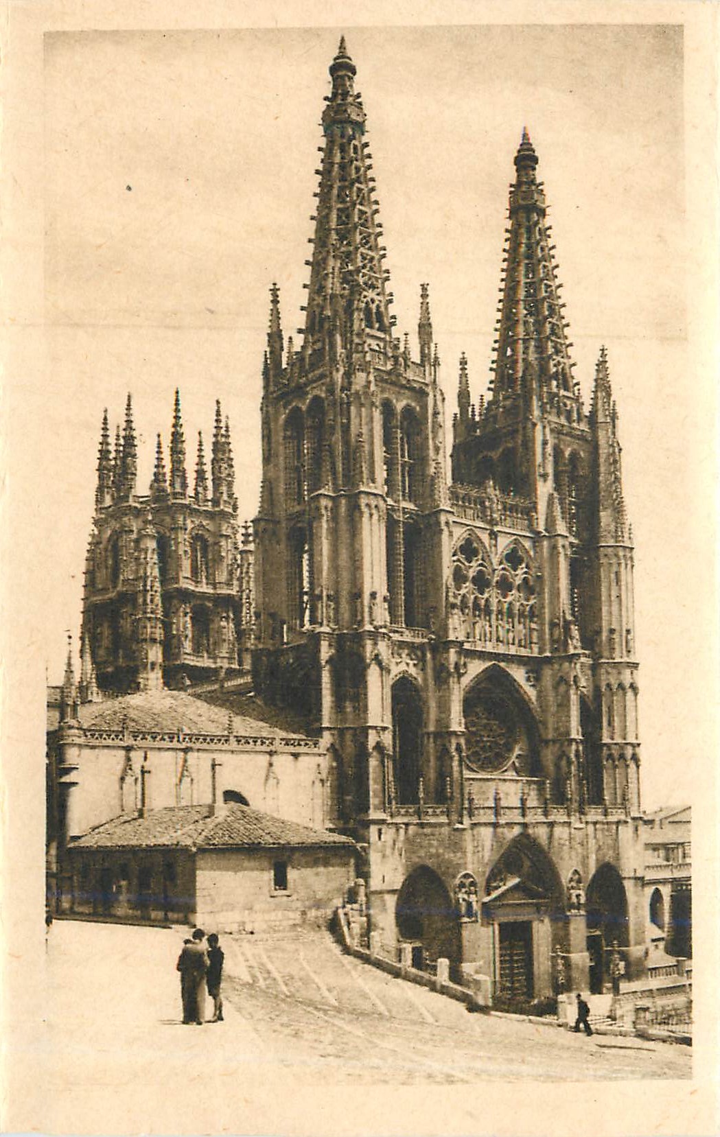 CPM Burgos Catedral Fachada Principal