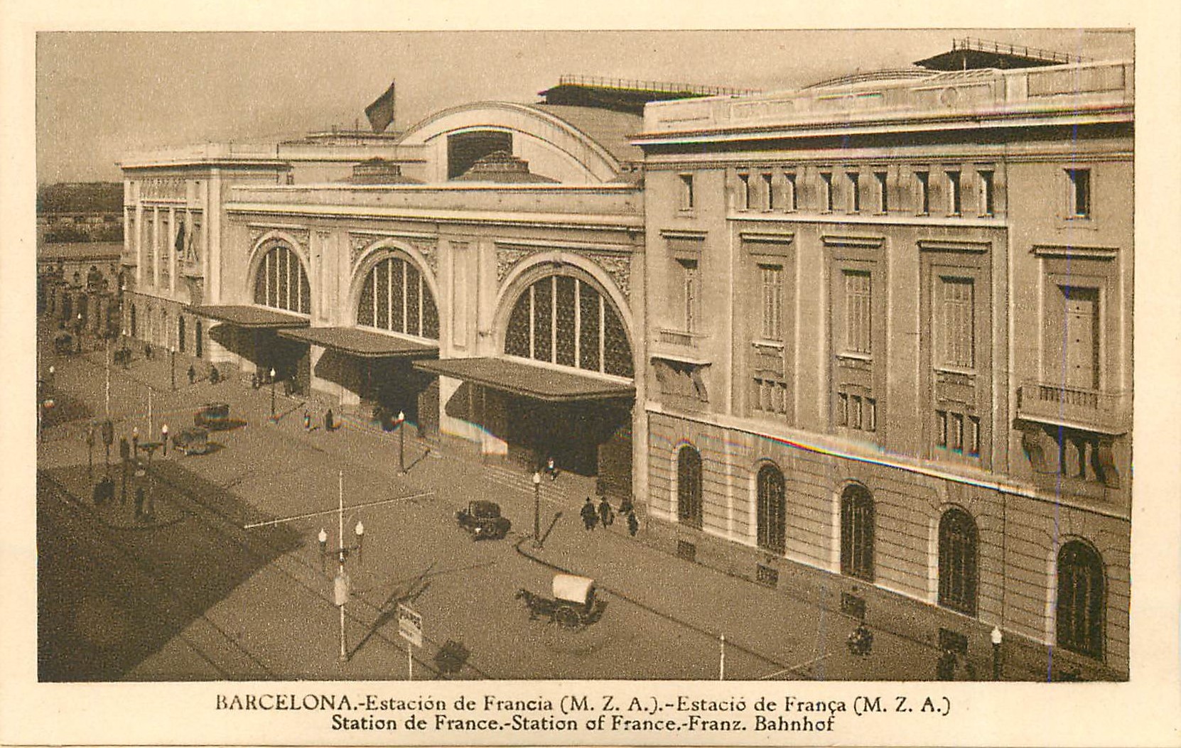 CPA Barcelona Station de France