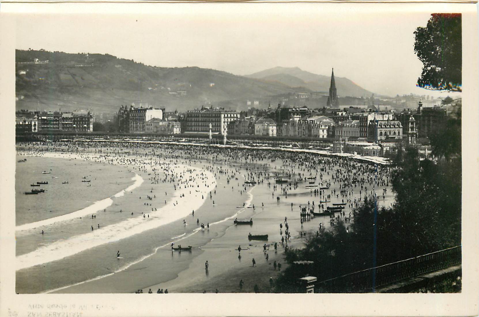 CPM San Sebastian Vista Desde Miramar