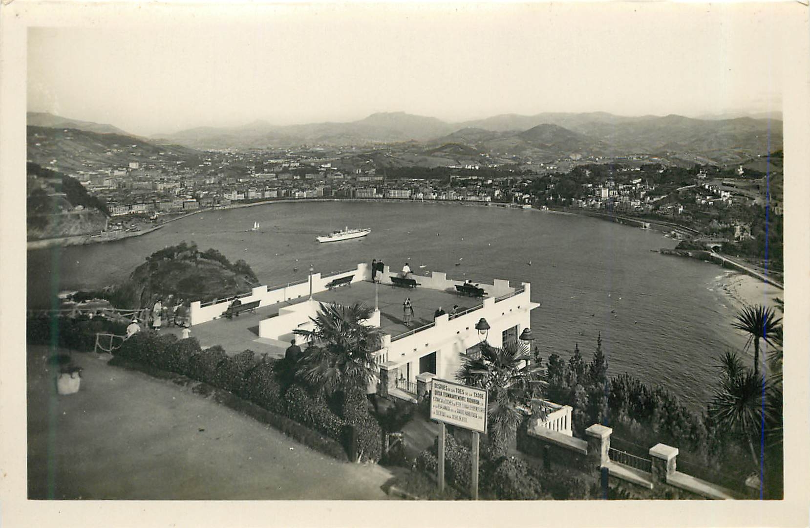 CPM San Sebastian Vista Desde el Monte Igueldo