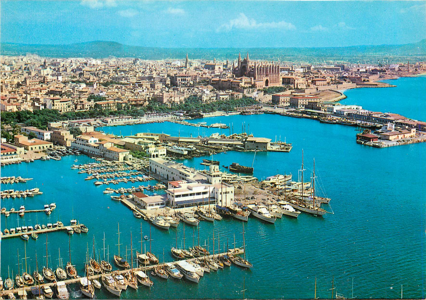 CPM Mallorca (Baleares) Espana Palma Vista Parcial del Puerto