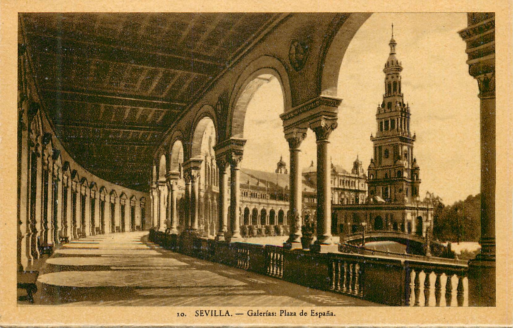 CPA Sevilla Galerias Plaza de Espana