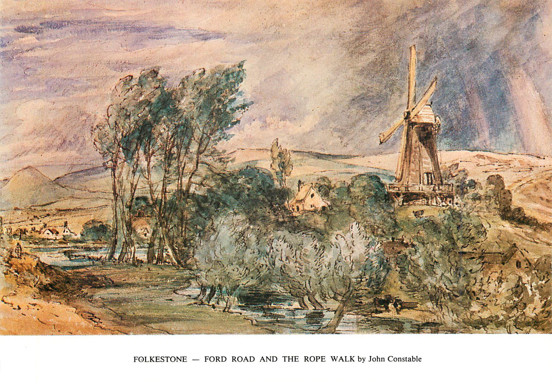 CPM Folkestone Ford Road and the Rope Walk by John Constable Moulin