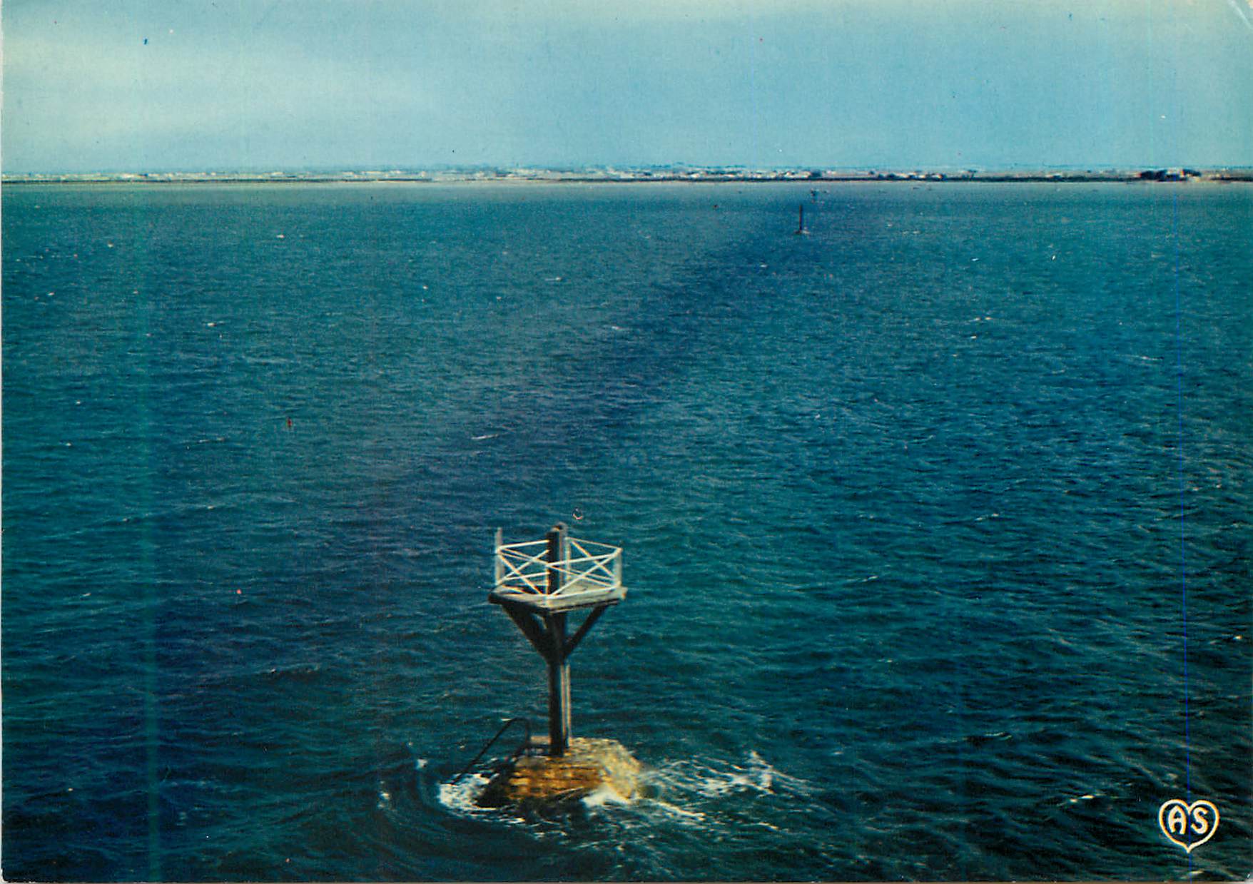 CPM Passage du Gois (Vendee 85) Le Flot recouvrant le Passage Reliant le Continent a l'Ile de Noirmoutier