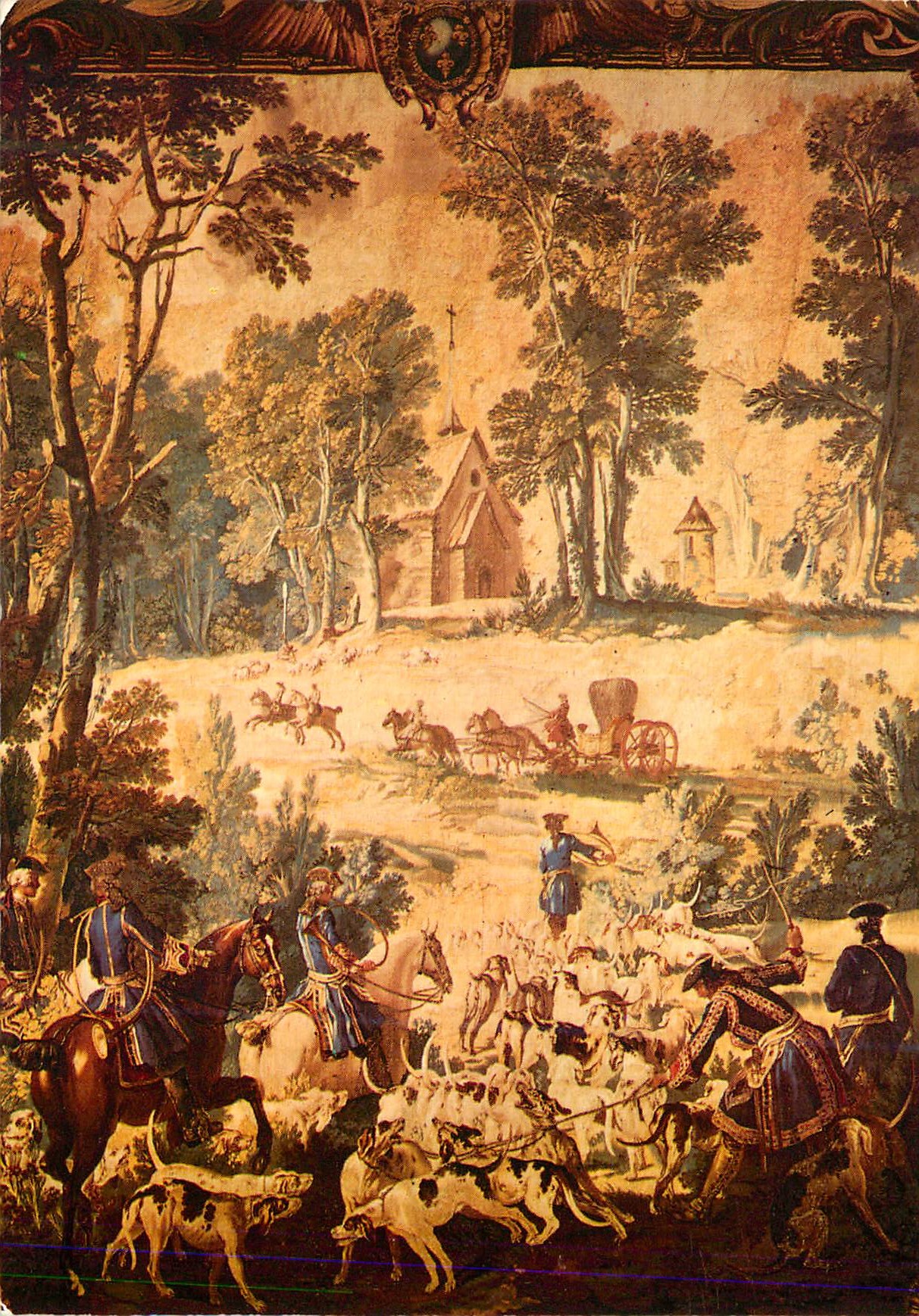 CPM Tapisserie des Gobelins du XVIIIe S Boulogne
