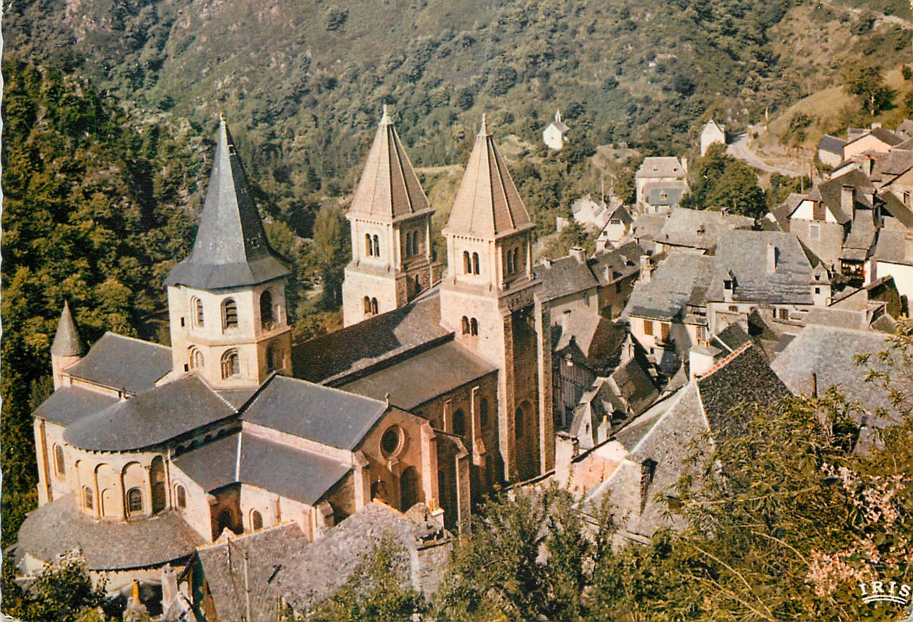 CPM Conques en Rouergue (Aveyron) Vue Plongeante des Combes