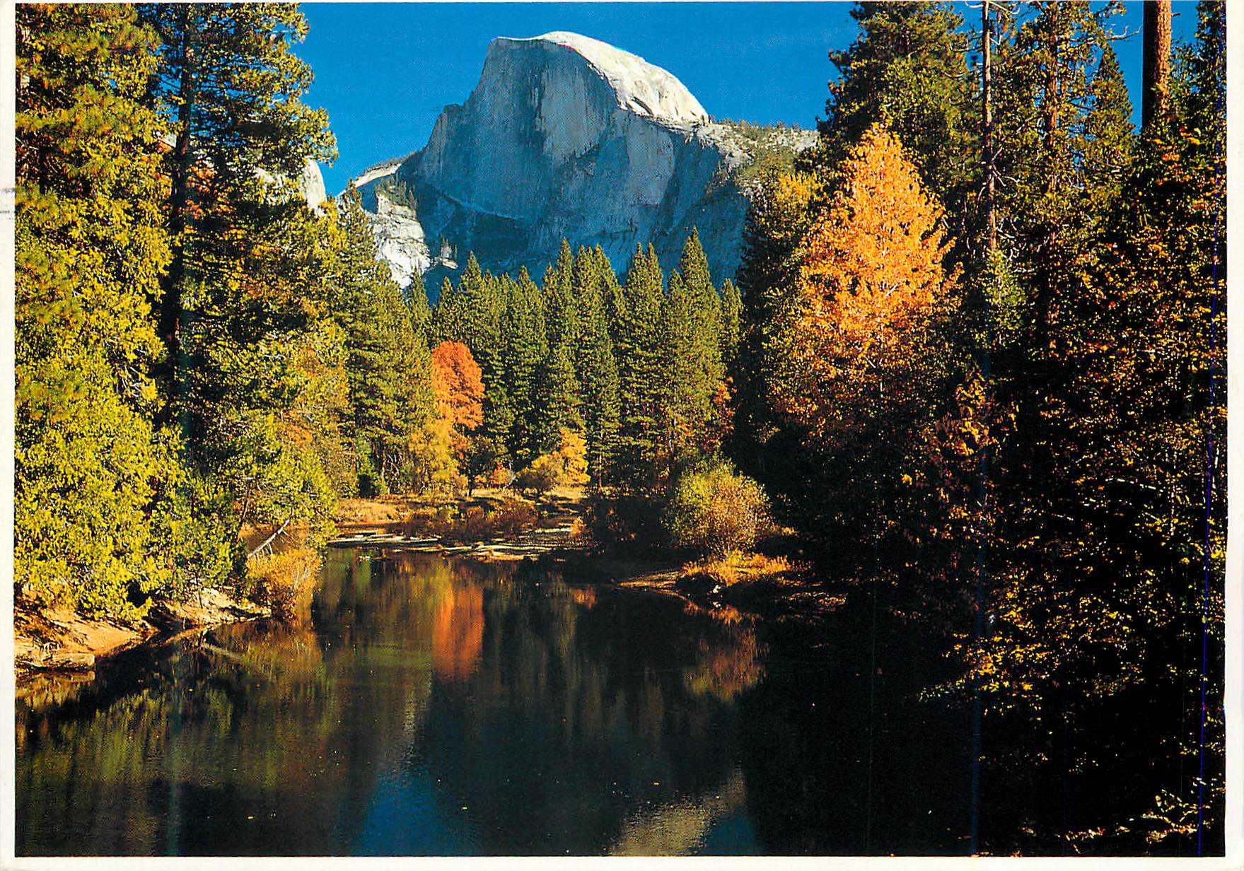 CPM Half Dome Most Famouse of Yosemites a Landmark