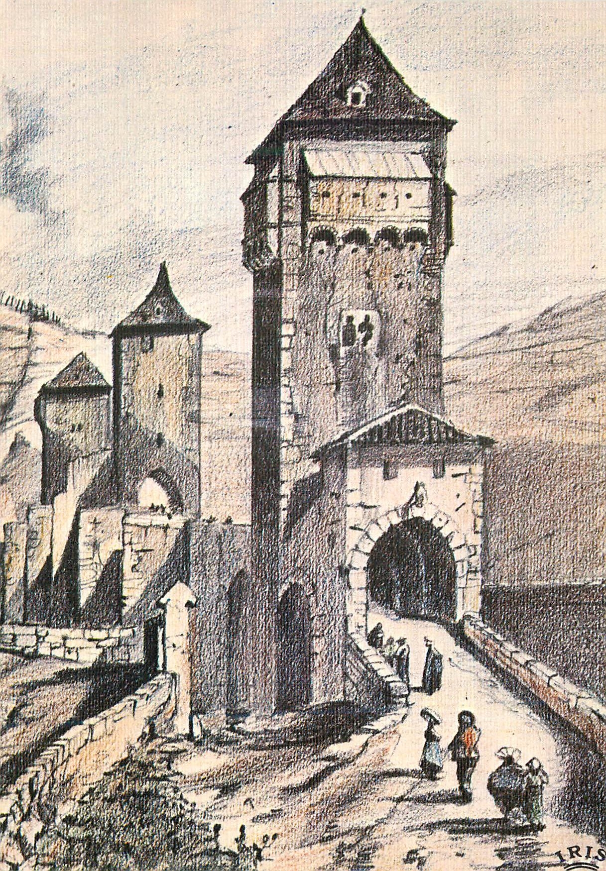 CPM Gravures Anciennes Cahors au Temps Jadis le Pont Valentre