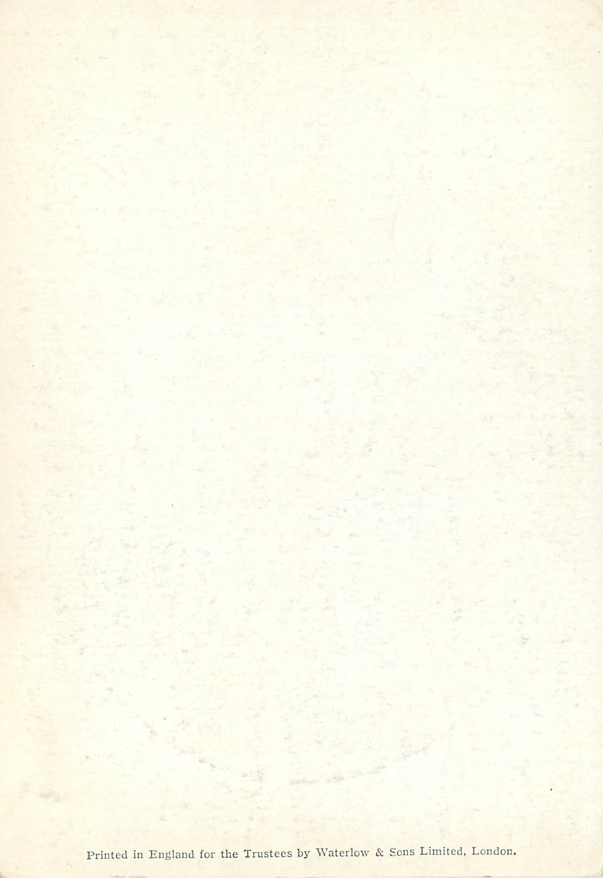 CPM National Gallery Card Reni Ecce Homo — Rückseite