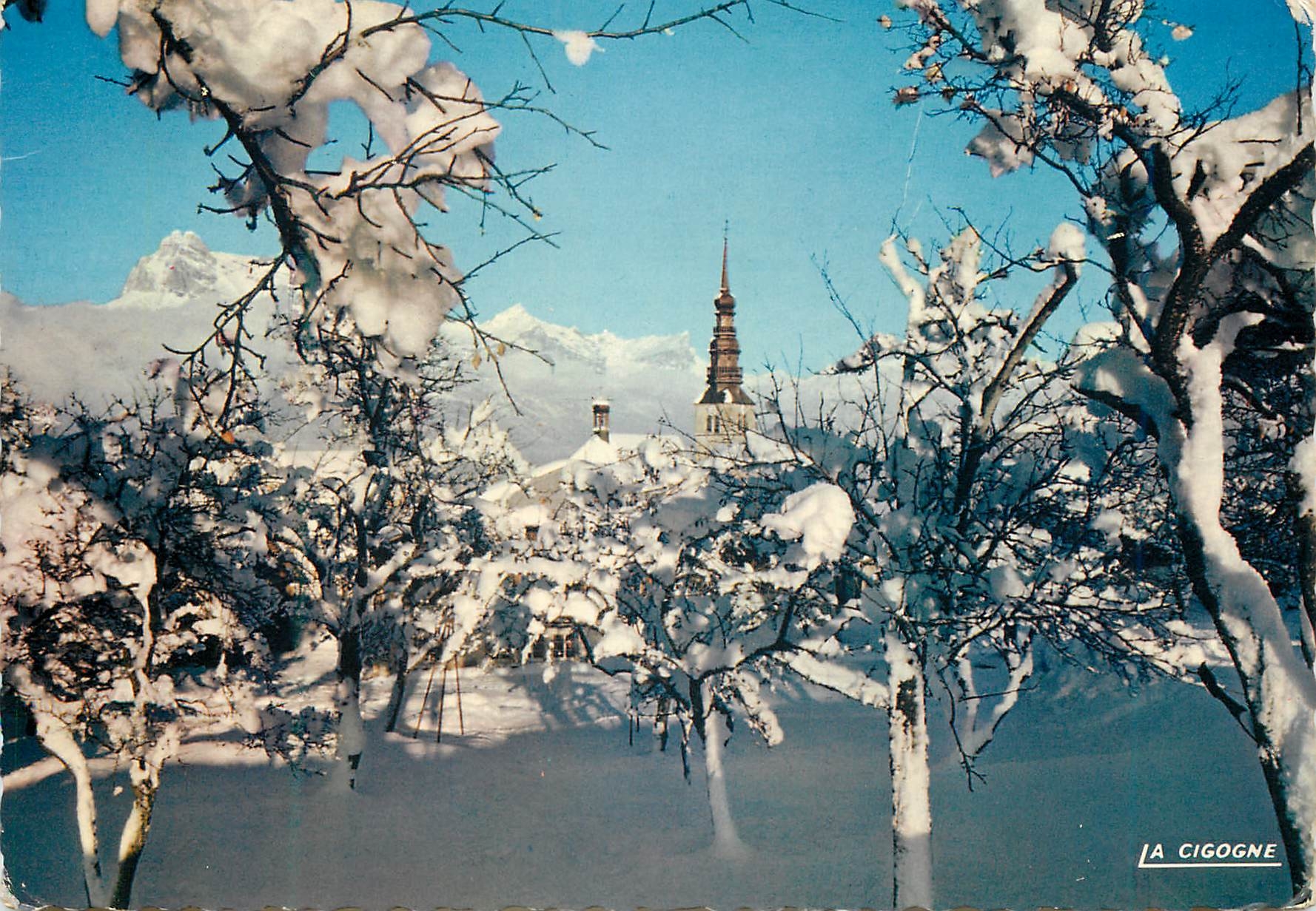 La Cigogne — Village sous la neige — Éditions de La Cigogne