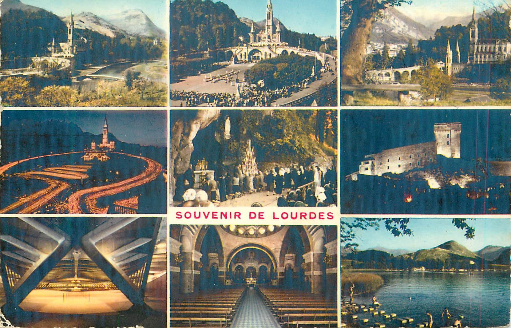 CPM Souvenir de Lourdes