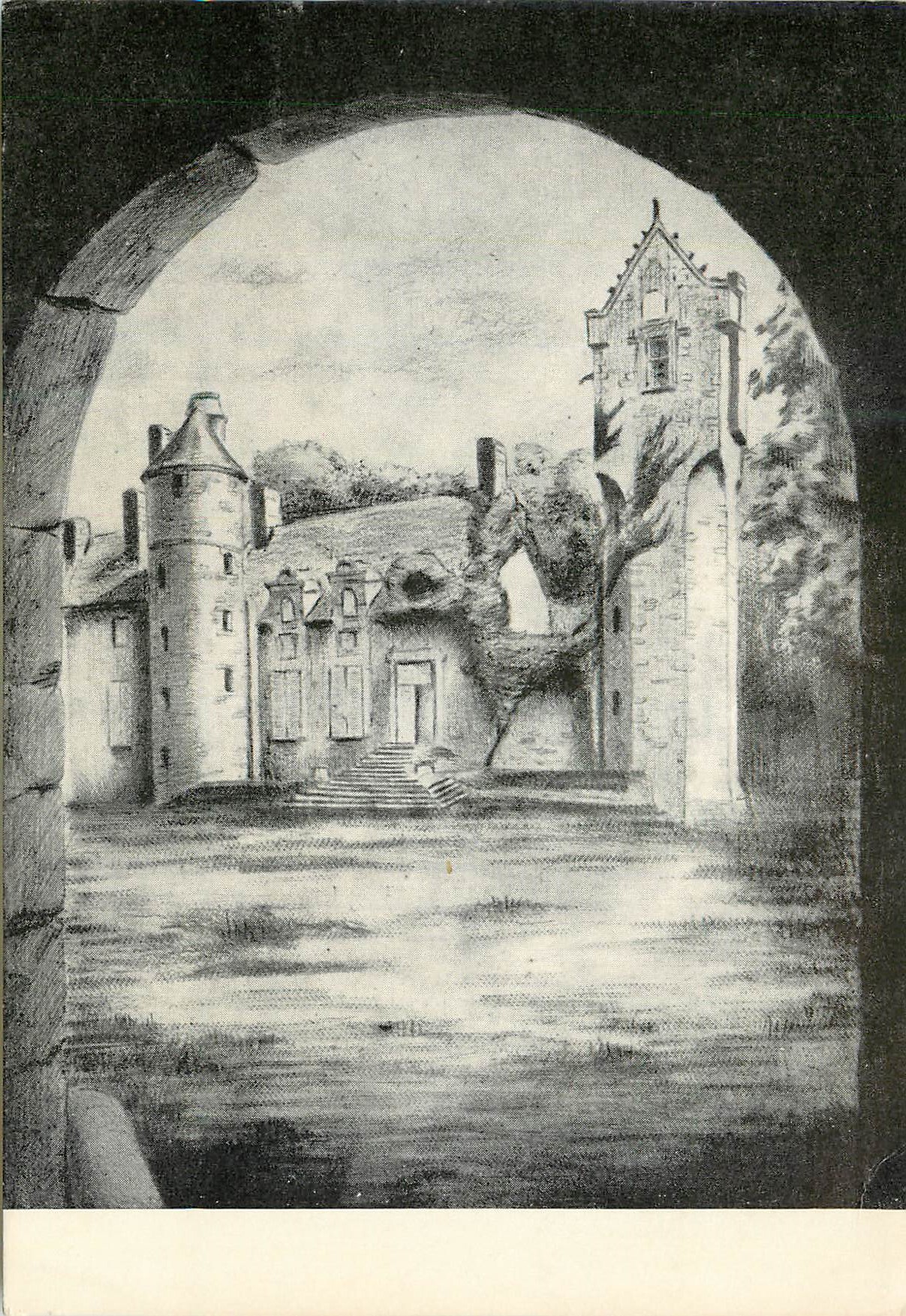 CPM Environs de Coutainville Chateau de Gratot (1930)