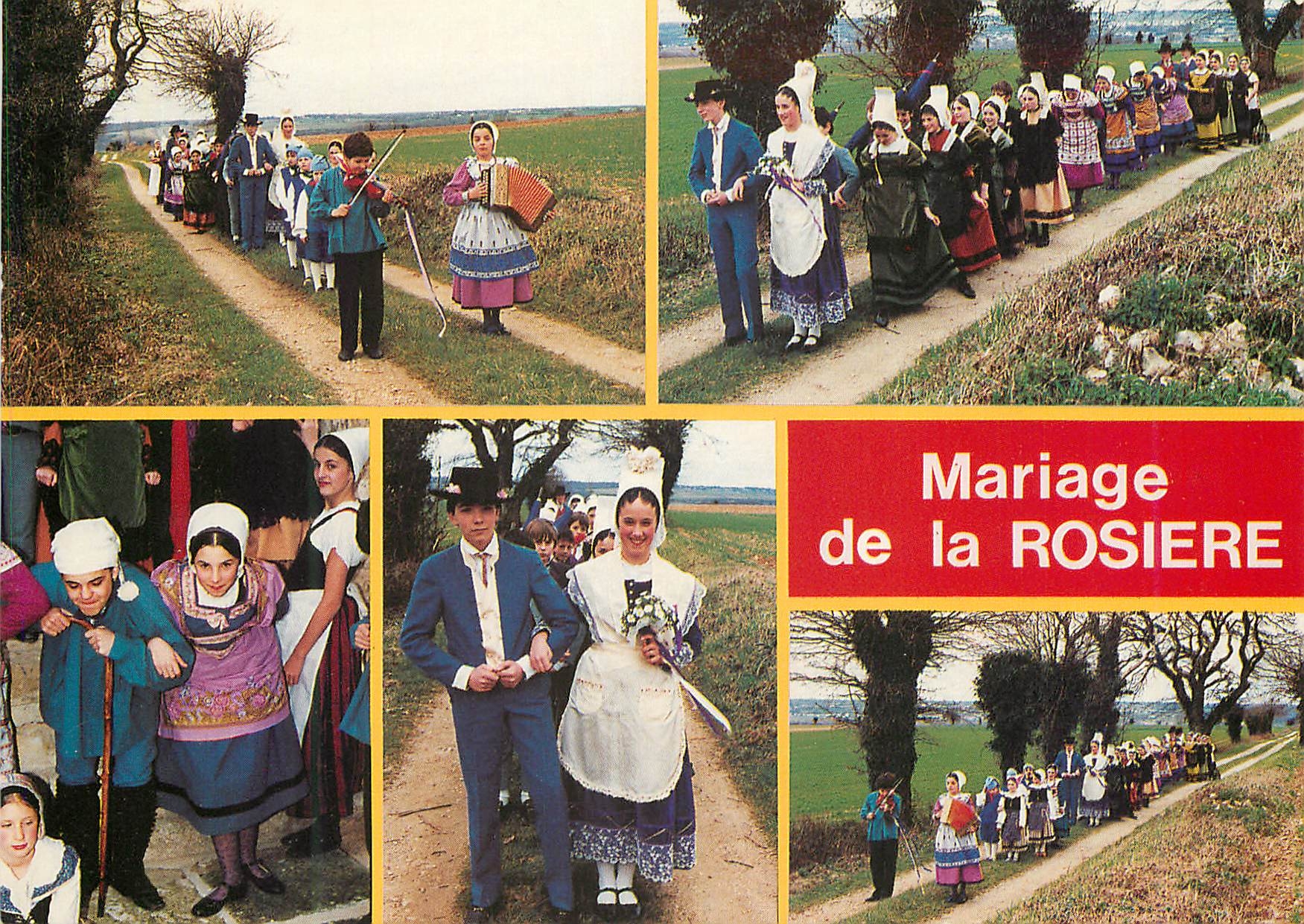 CPM Les P'tits Chagnes de Souvigne la Mothe Saint Heray Evocation du Mariage de la Rosiere Mothaise en 1890