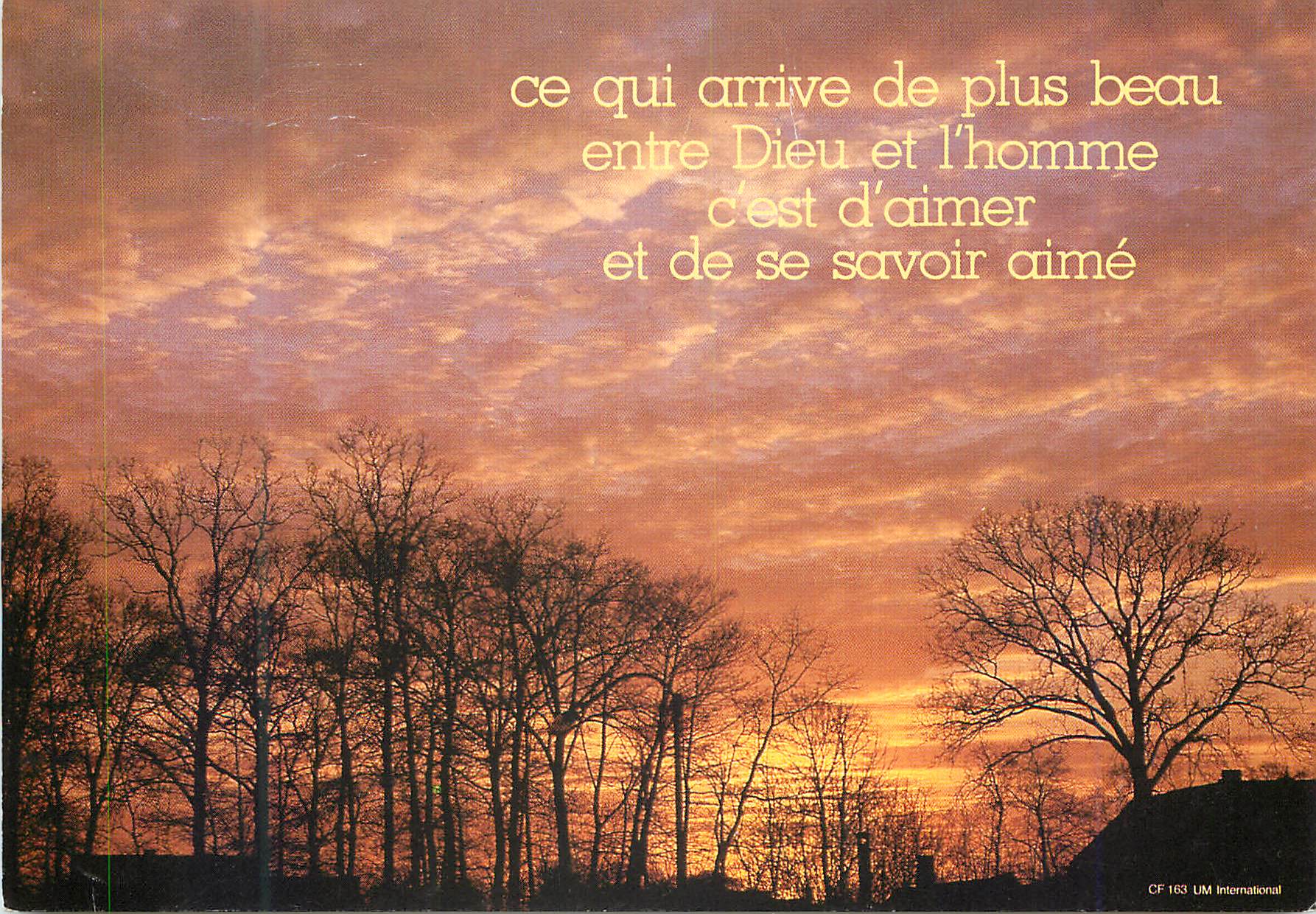 CPM Ce qui arrive de plus beau entre Dieu et l'homme c'est d'aimer et de se savoir aime