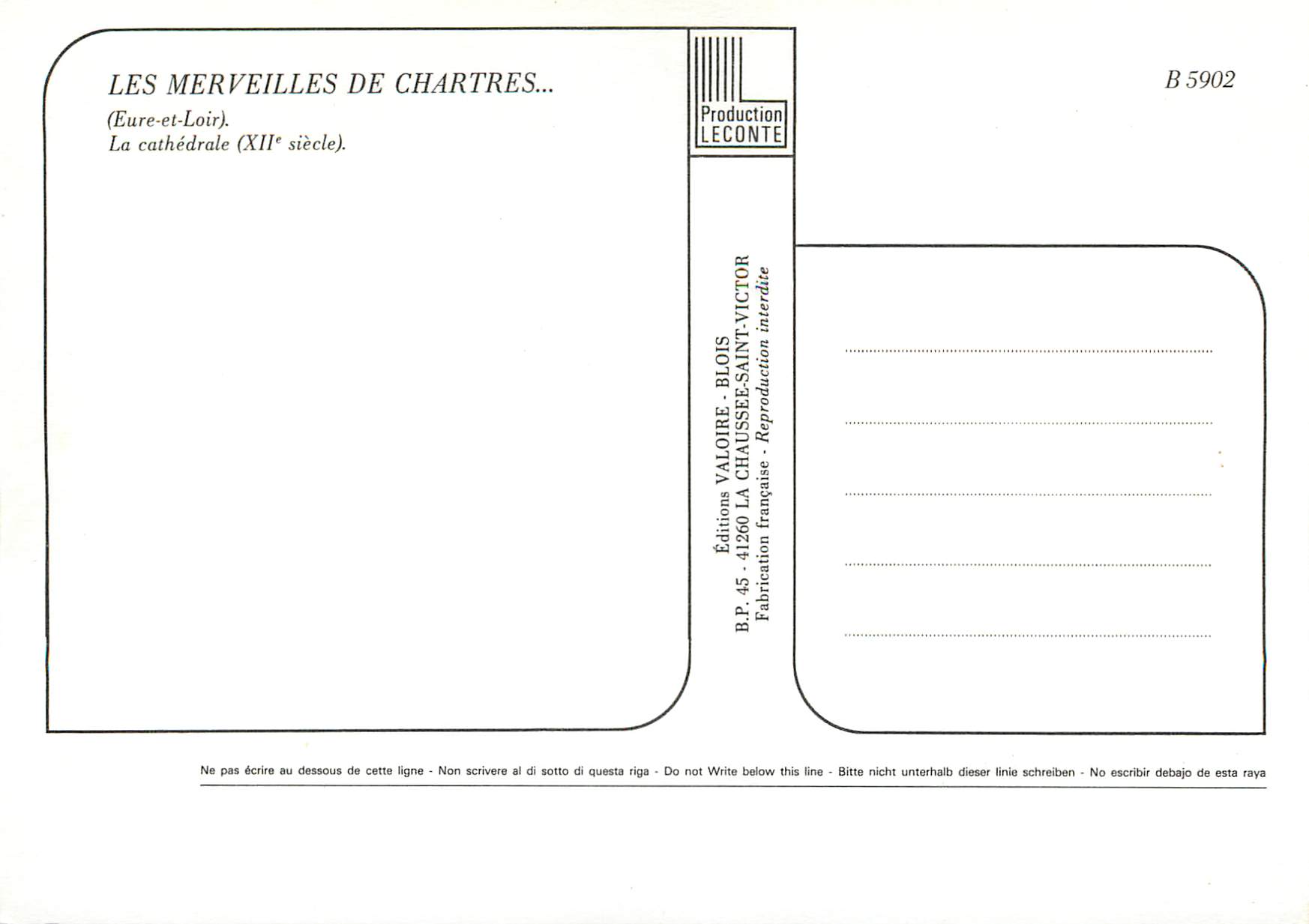 Chartres — Cathédrale — Éditions Valoire — Reverso
