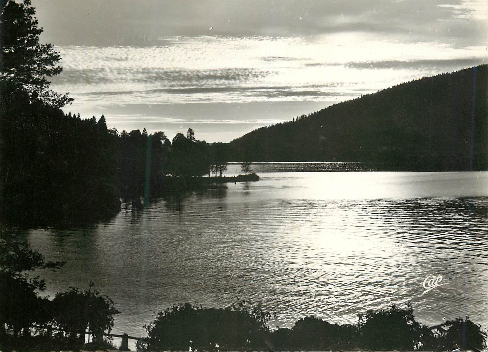 CPM Gerardmer Coucher du Soleil sur le Lac