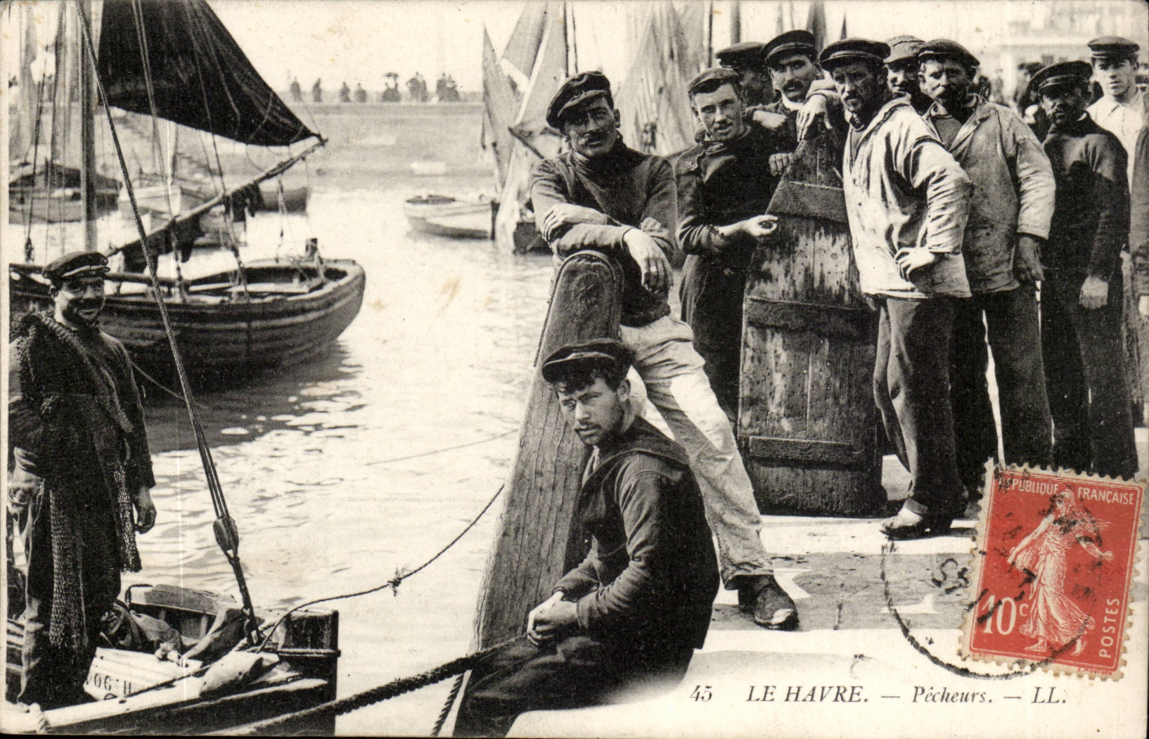Le Havre — Pêcheurs. — LL. — Éditeur LL, n°45