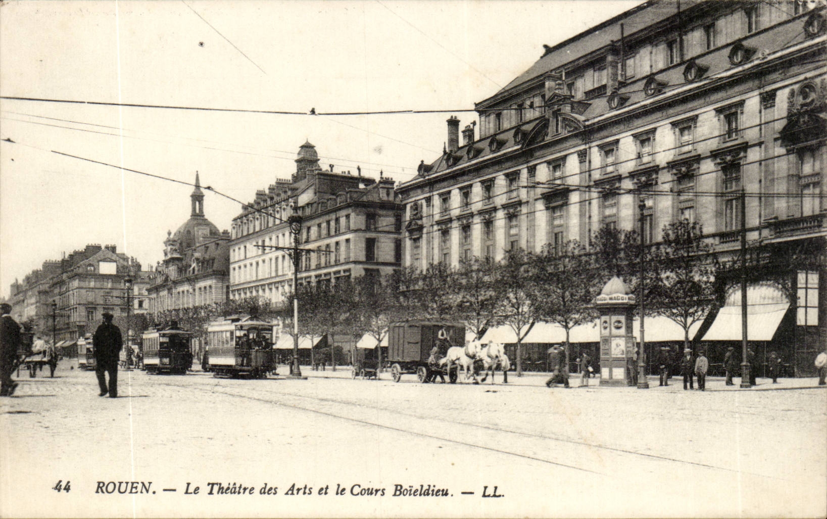 Rouen CPA Le theatre des arts et le cours Boieldieu