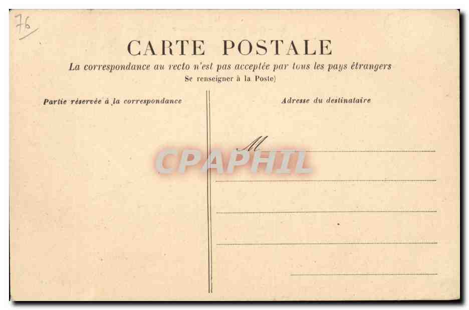 Rouen - Muelle Saint-Sever — vista del puerto con barcos y muelle — Bromotype C.V. — Reverso
