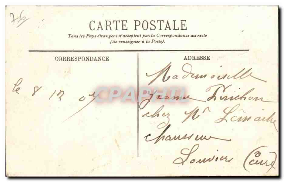 Rouen — El Puente Transbordador — LL. — Reverso