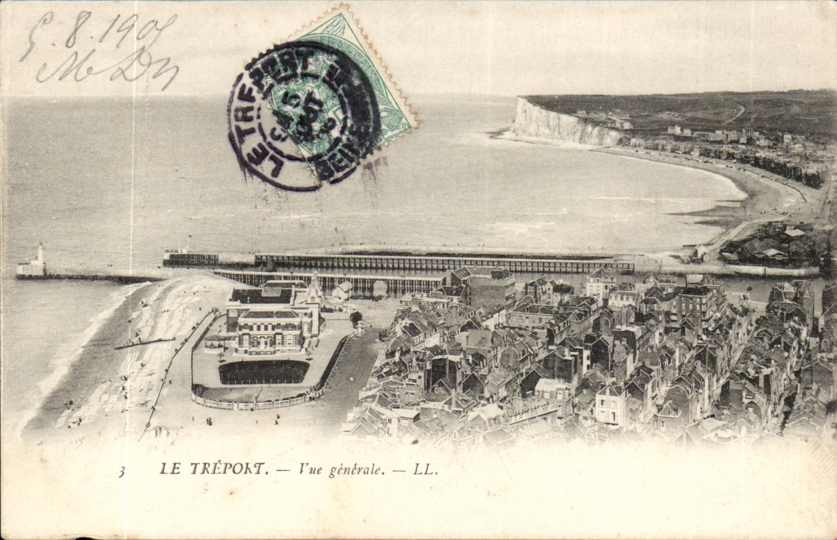 Le Treport CPA Vue generale