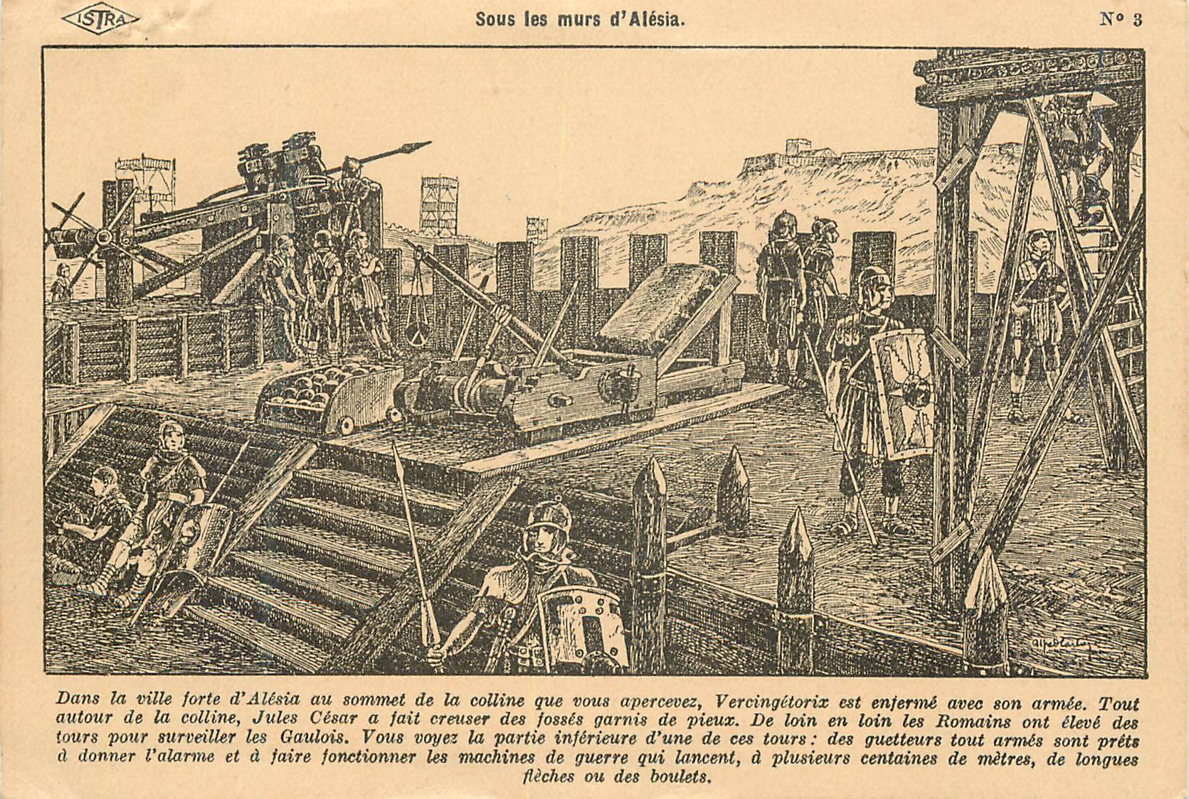 CPA Loire atlantique sous les murs d'alesia