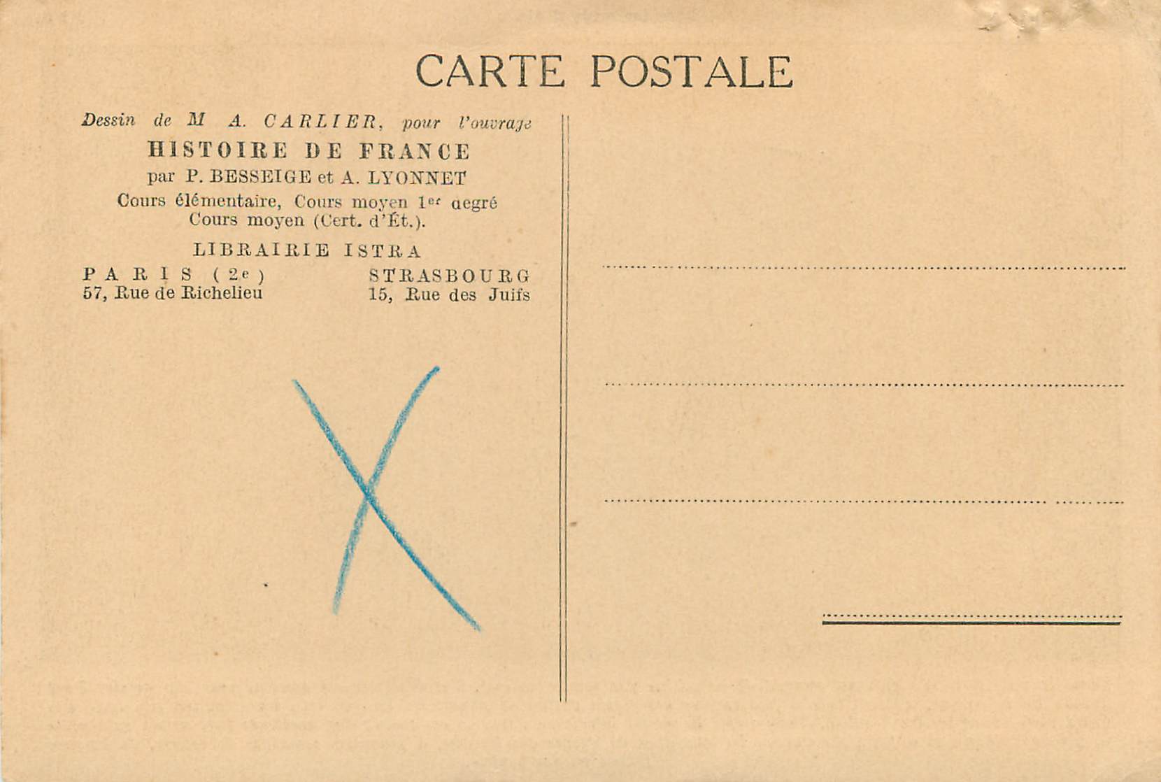 CPA Loire atlantique sous les murs d'alesia — Rückseite