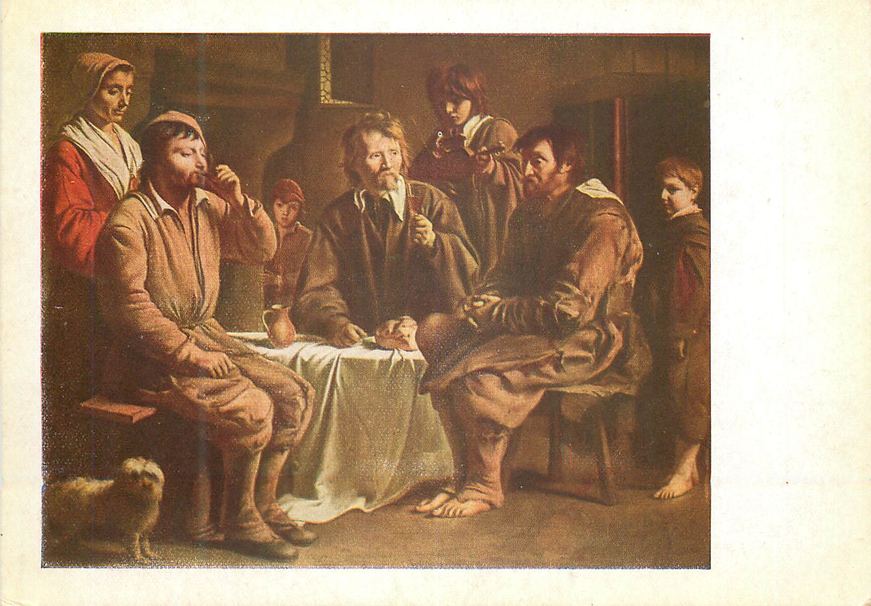 CPM Antoine louis et mathieur le nain (1588 1677) le repas des paysans