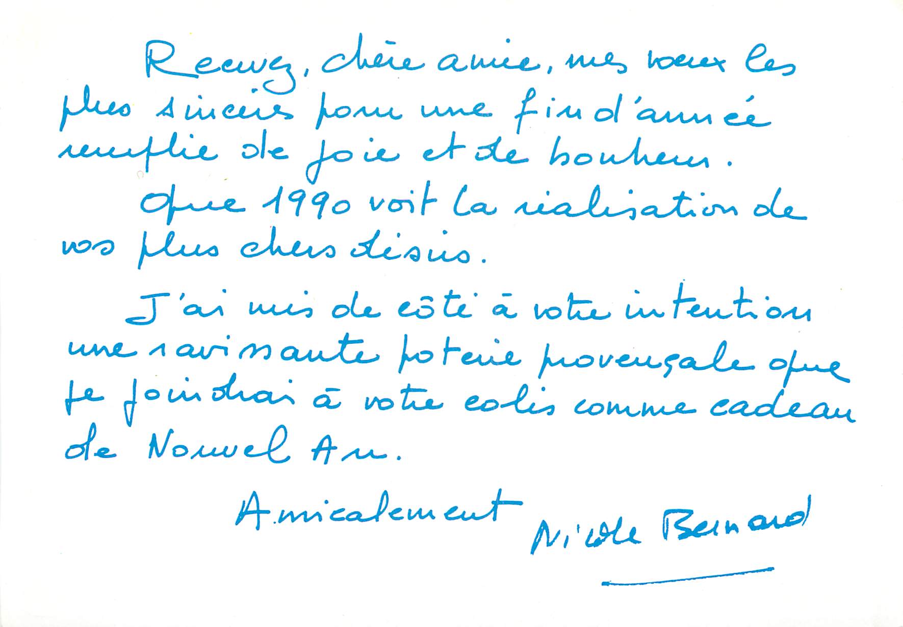 CPM Paysans Santons — Verso